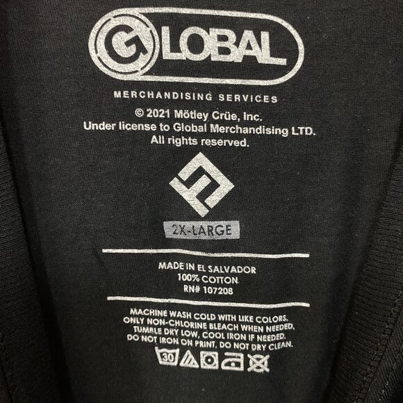 Motley Crue Dr Feel Good Album Cover Art Heavy Metal T-Shirt 2XL - Picture 4 of 4